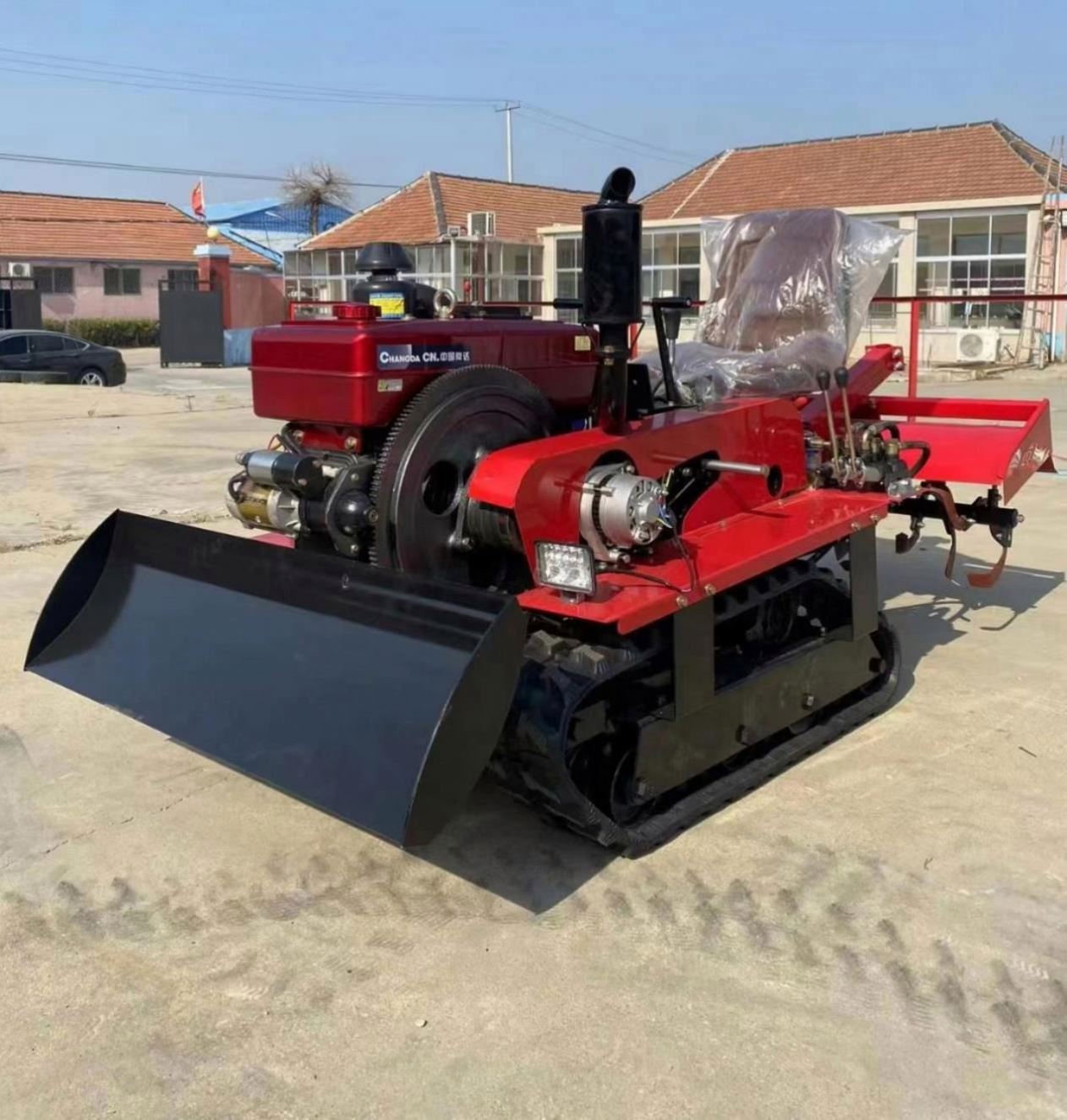 Agriculture Farming Tool - Dizel motorlu paletli rotovatör, tarım aletleri,