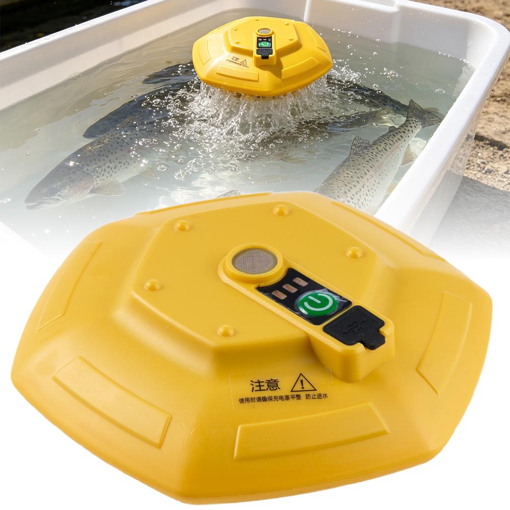 Fish Pond Aerator - Kablosuz Şarj Edilebilir Akvaryum Oksijen Pompası,