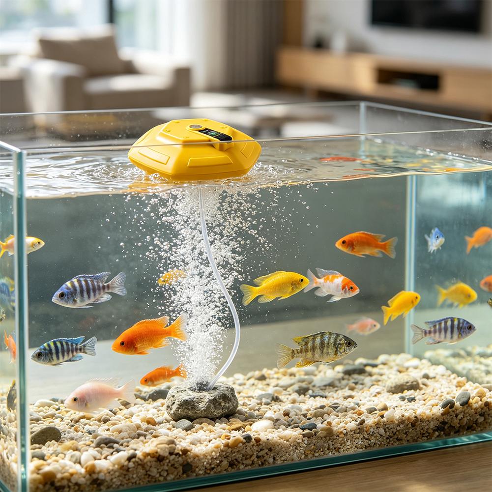 Kablosuz Şarj Edilebilir Akvar - Fish Pond Aerator incelemesi ve fiyatı