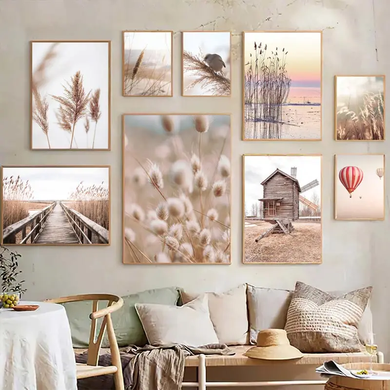Bej Manzara Duvar sanat poster - Orchard Sprayer Tractor incelemesi ve fiyatı