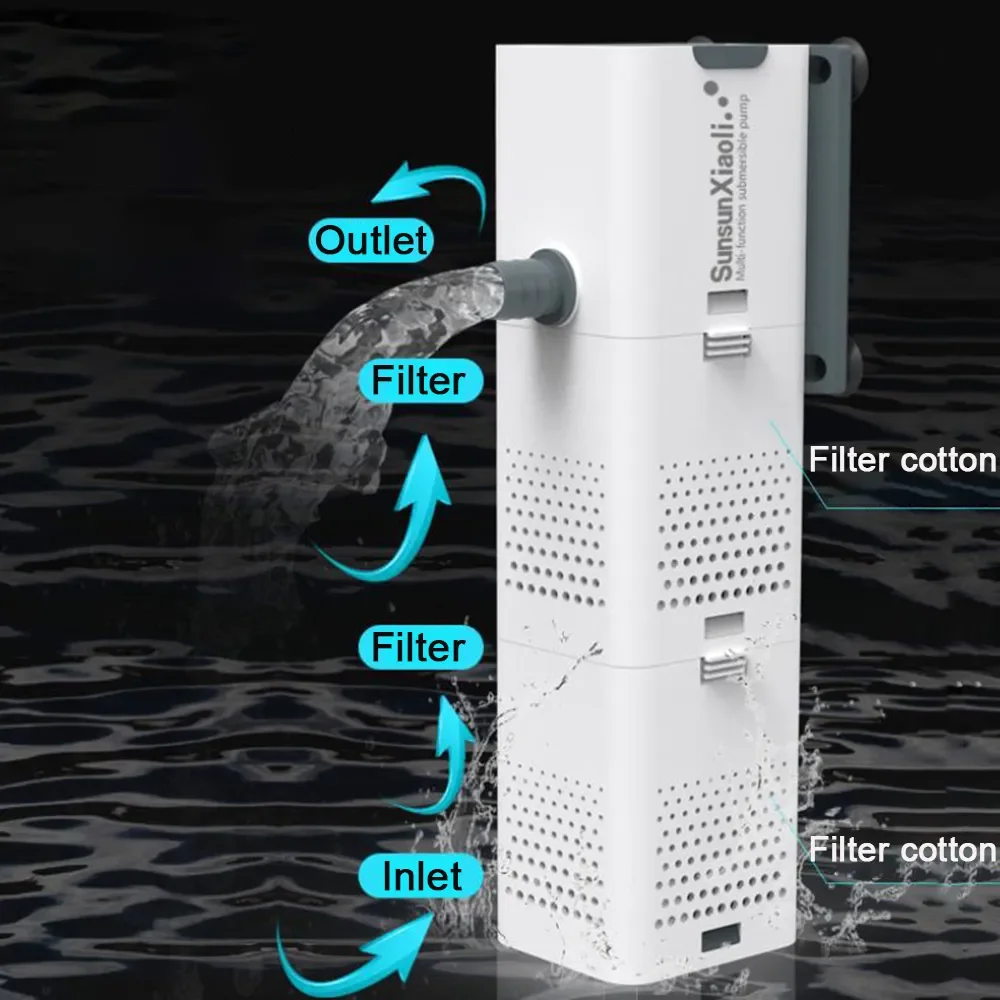 3'ü 1 Arada Akvaryum Filtre Po - Fish Pond Aerator incelemesi ve fiyatı